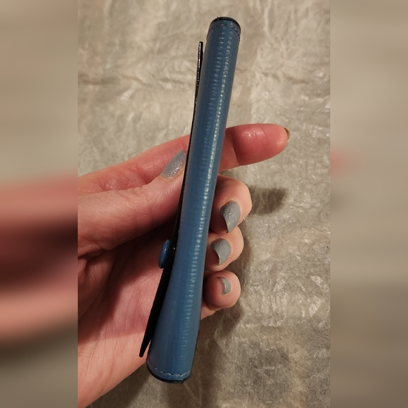 Valextra Key Holder Cobalt Blue Made in Italy - Picture 6 of 11